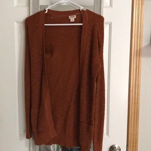 Mossimo Burgundy Cardigan